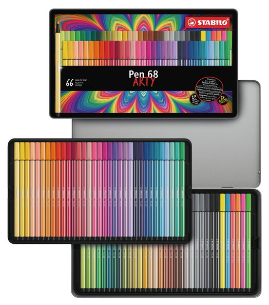 Fibrowa końcówka STABILO Pen 68 ARTY